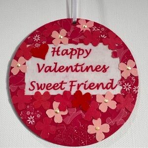 Handmade Valentine keepsake card